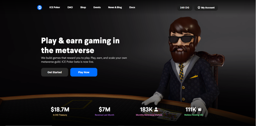 Play to earn: ICE Poker